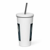 Moonlit Ronin - Insulated tumbler with a straw