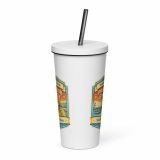 Proper Job Energy - Insulated tumbler with a straw