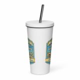 Local Strength – Insulated tumbler with a straw