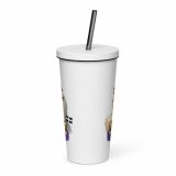 SORT YOURSELF OUT - HEN - Insulated tumbler with a straw