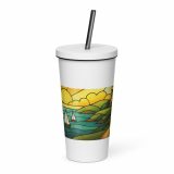 Harbour Light at Golden Bay - Insulated tumbler with a straw