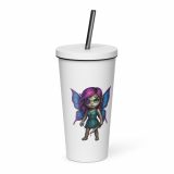 Lyla Thornwick - Insulated tumbler with a straw