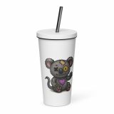 Milo Patchwick - Insulated tumbler with a straw