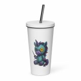 Silas Thornveil - Insulated tumbler with a straw