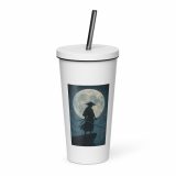 Moonlit Ronin - Insulated tumbler with a straw