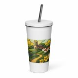 Harbour Light at Golden Bay - Insulated tumbler with a straw
