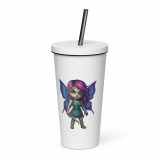 Lyla Thornwick - Insulated tumbler with a straw