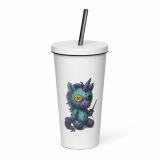 Silas Thornveil - Insulated tumbler with a straw