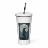 Moonlit Ronin - Insulated tumbler with a straw
