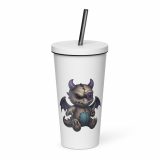 Ashfanf - Insulated tumbler with a straw