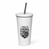 404 Emotions Not Found - Insulated tumbler with a straw