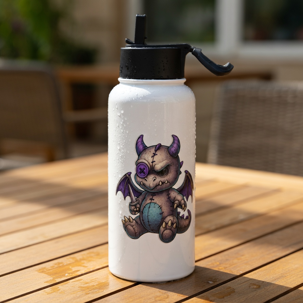 Ashfang - Stainless steel water bottle with a straw lid