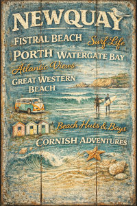Newquay Surf Signboard