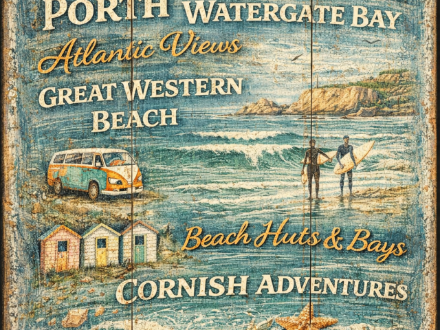 Newquay Surf Signboard