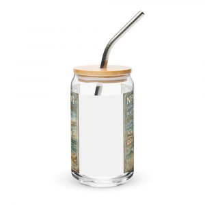 Newquay Surf Signboard - Can-Shaped Glass mockup 1