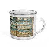 Newquay Surf Signboard - Enamel Mug