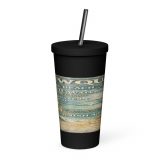 Newquay Surf Signboard - Insulated Tumbler with a Straw