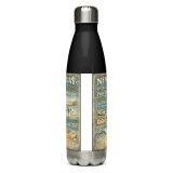 Newquay Surf Signboard - Stainless Steel Water Bottle