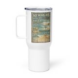 Newquay Surf Signboard - Travel Mug with a Handle