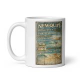 Newquay Surf Signboard - White Glossy Mug mockup 2