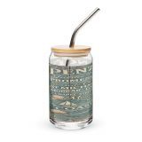 Penzance Coastal Signboard - Can-Shaped Glass mockup 4