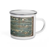 Penzance Coastal Signboard - Enamel Mug