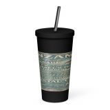 Penzance Coastal Signboard - Insulated Tumbler with a Straw