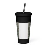 Penzance Coastal Signboard - Insulated Tumbler with a Straw