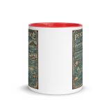 Penzance Coastal Signboard - Mug with Color Inside mockup 5