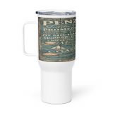 Penzance Coastal Signboard - Travel Mug with a Handle