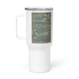 Penzance Coastal Signboard - Travel Mug with a Handle