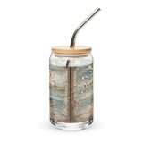 St Ives Coastal Signboard - Can-Shaped Glass mockup 2