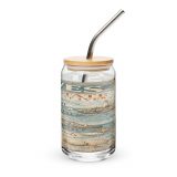 St Ives Coastal Signboard - Can-Shaped Glass mockup 3