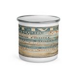 St Ives Coastal Signboard - Enamel Mug mockup 2