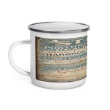 St Ives Coastal Signboard - Enamel Mug mockup 3