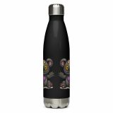 Milo Patchwick – Stainless Steel Water Bottle black 17oz back — Cursed Plush Co
