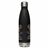 Milo Patchwick – Stainless Steel Water Bottle black 17oz back — Cursed Plush Co