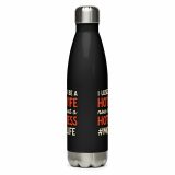 Hot Wife to Hot Mess - Stainless steel water bottle