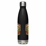 Common Sense – Stainless Steel Water Bottle black 17oz back — The Brutally Honest Collection