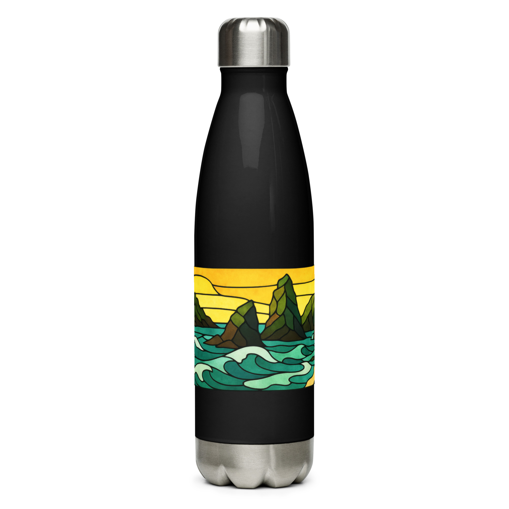 Tides of the Mount - Stainless steel water bottle