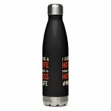 Hot Wife to Hot Mess - Stainless steel water bottle