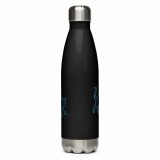 Glitch Cat – Digital Shadow StalkerStainless steel water bottle