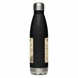 Bude Coastal Signboard - Stainless steel water bottle