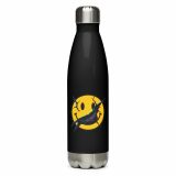 SMILE GLITCH - Stainless steel water bottle