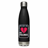 CTRL+ALT+DEL MY FEELINGS - Stainless steel water bottle