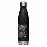 Milo Patchwick – Stainless Steel Water Bottle black 17oz right — Cursed Plush Co