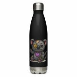Milo Patchwick – Stainless Steel Water Bottle black 17oz right — Cursed Plush Co