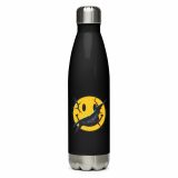 SMILE GLITCH - Stainless steel water bottle