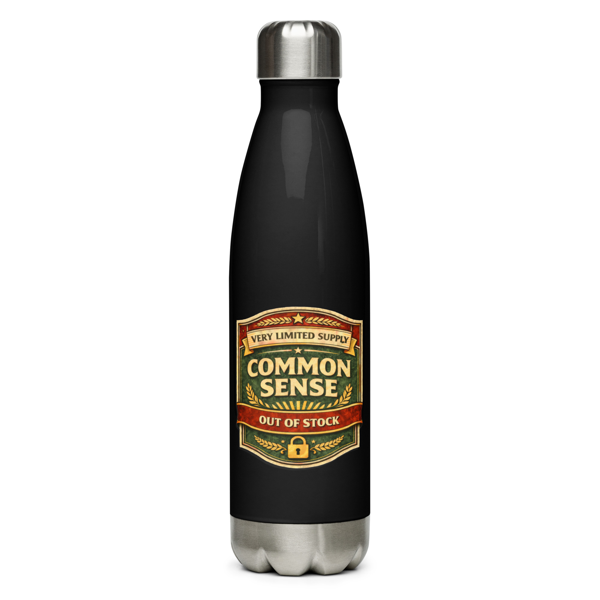 Common Sense – Out of Stock - Stainless steel water bottle