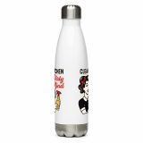 Clean Kitchen Dirty Mind - Stainless steel water bottle